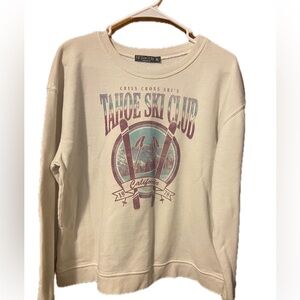 Fifth Sun Women's Cream Tahoe Ski Club Sweater